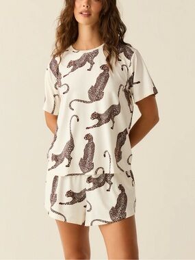 NWT masongrey Taylor Cloud Jersey PJ Set in Vinyasa size large